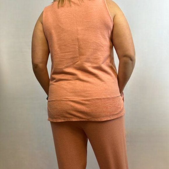 3 Piece Peach Pajama Set - Picture 2 of 8